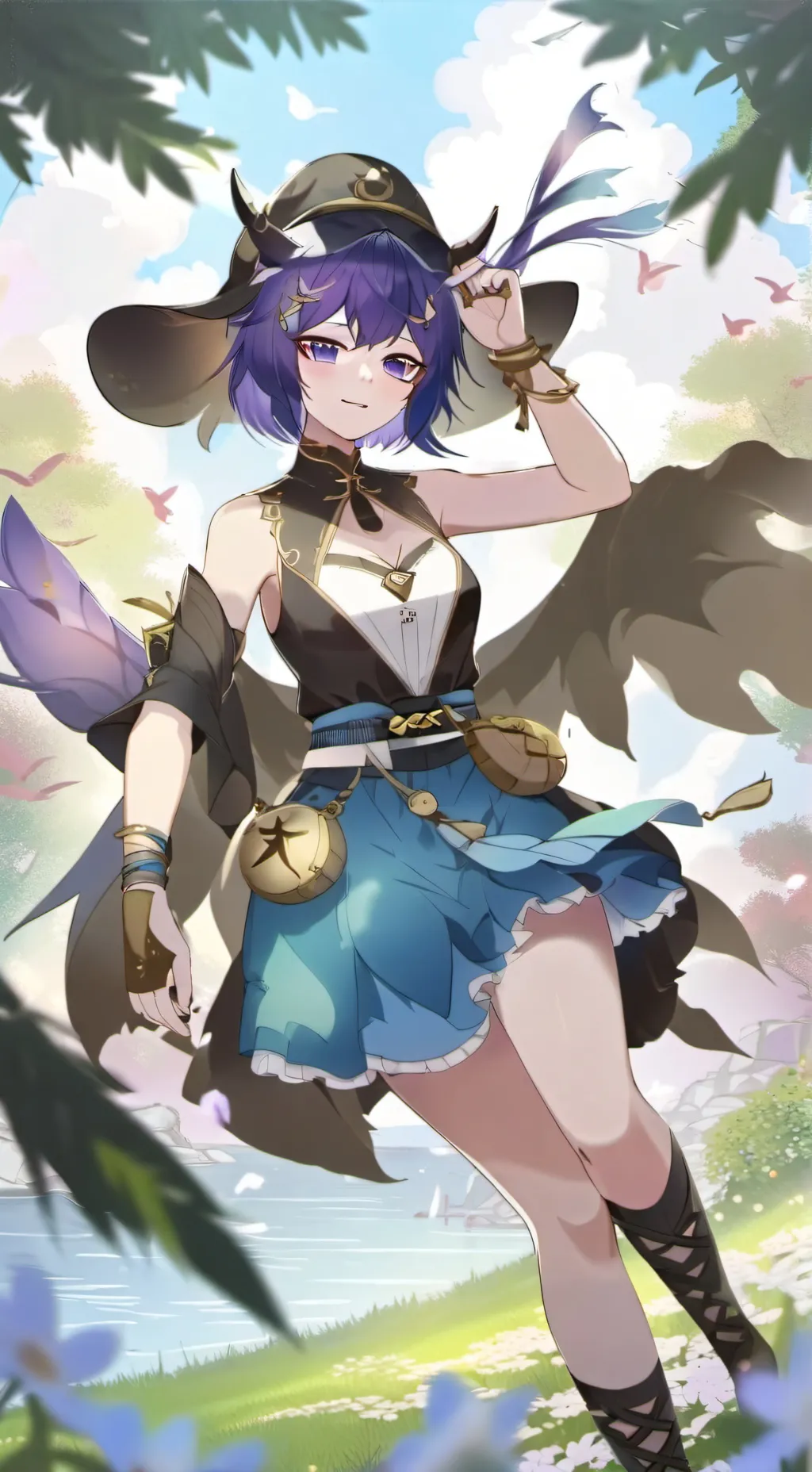 ai character: sara background