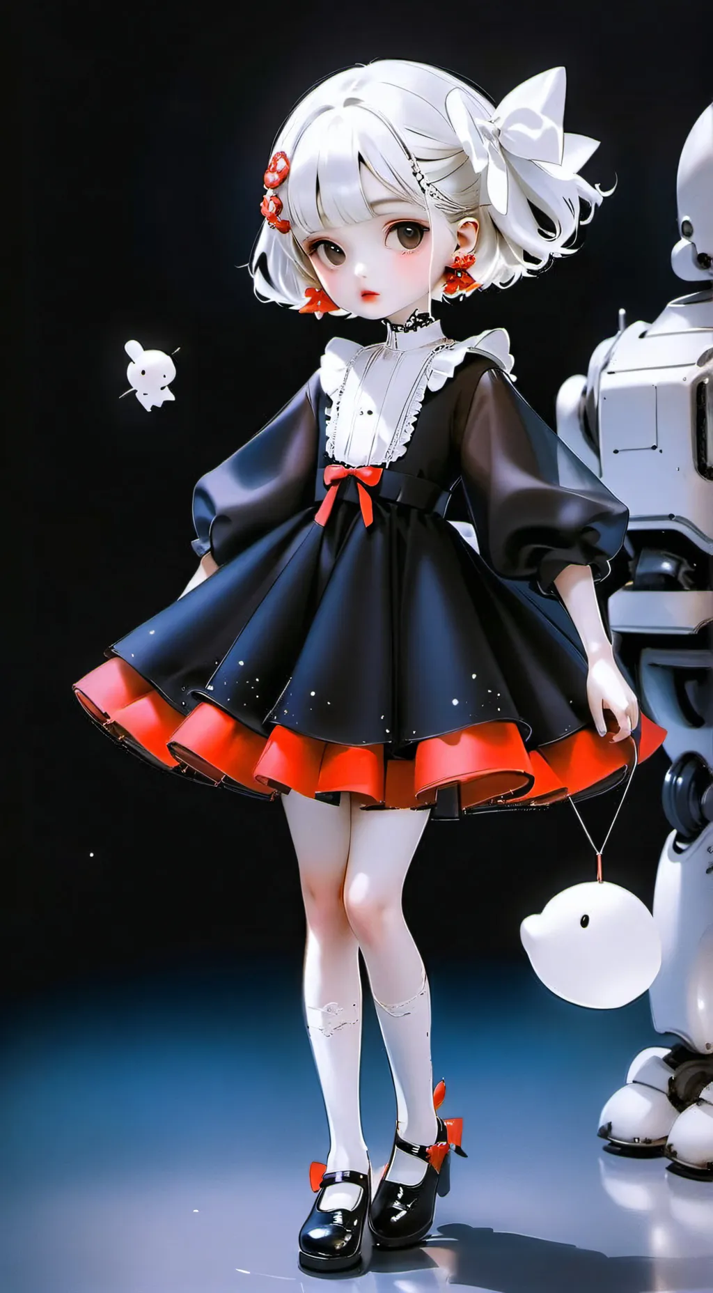 ai character: CandyAppleCookie background