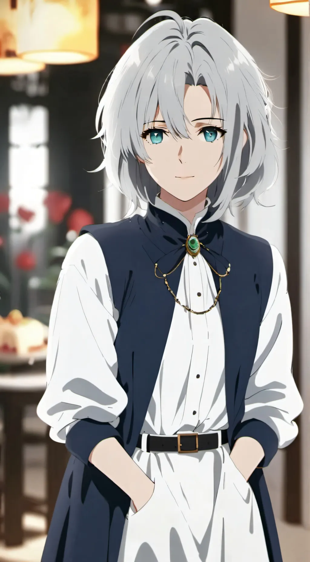 ai character: Leila  background