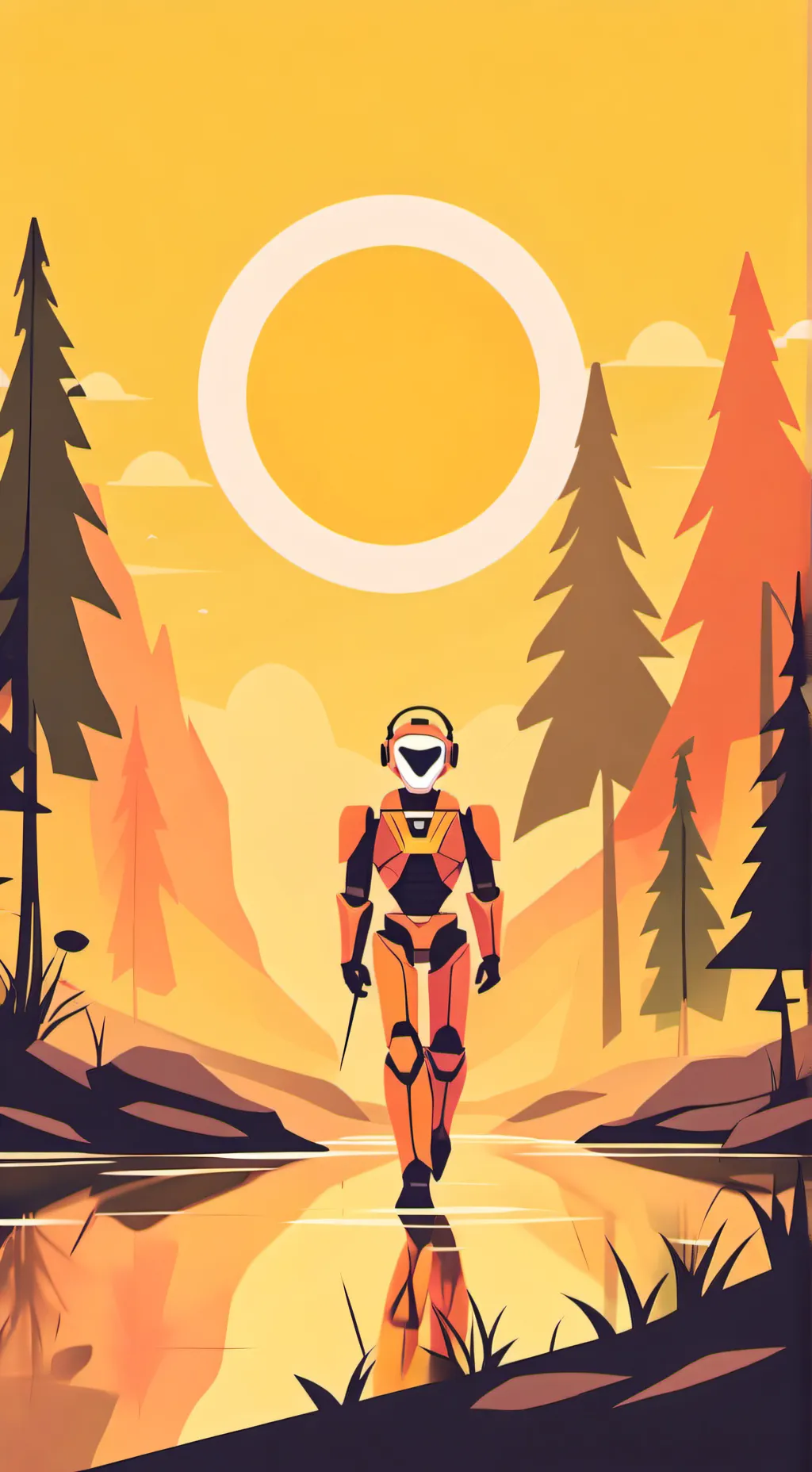 ai character: Chat bot  background