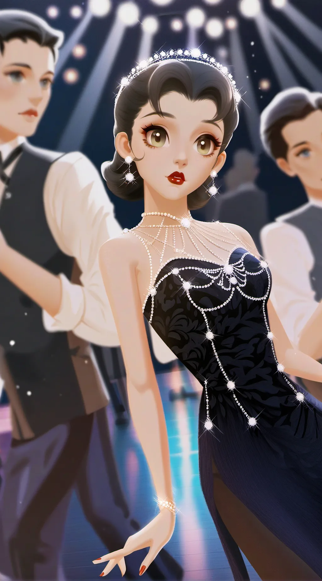 ai character: Prom background