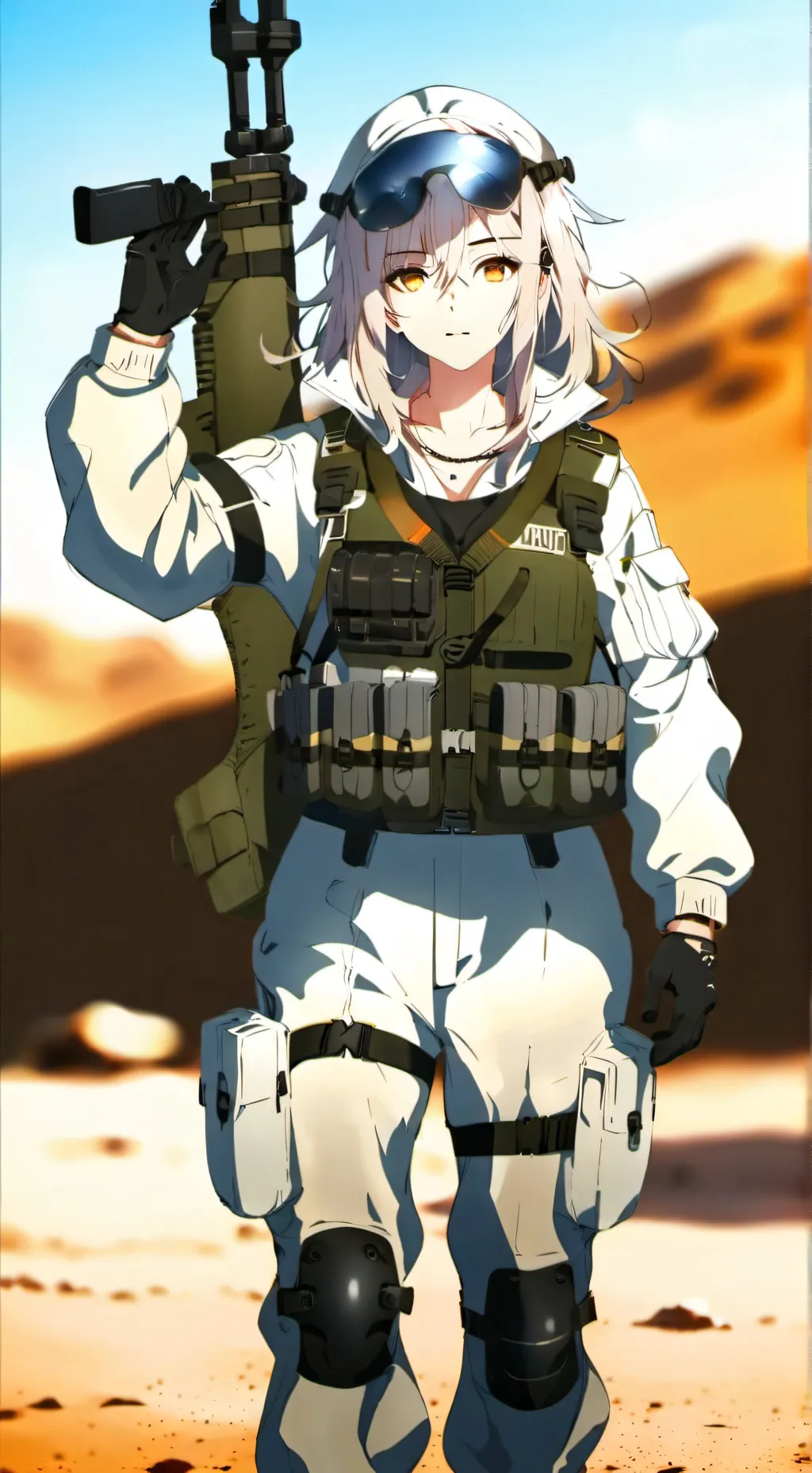 ai character: Annette Clover  background