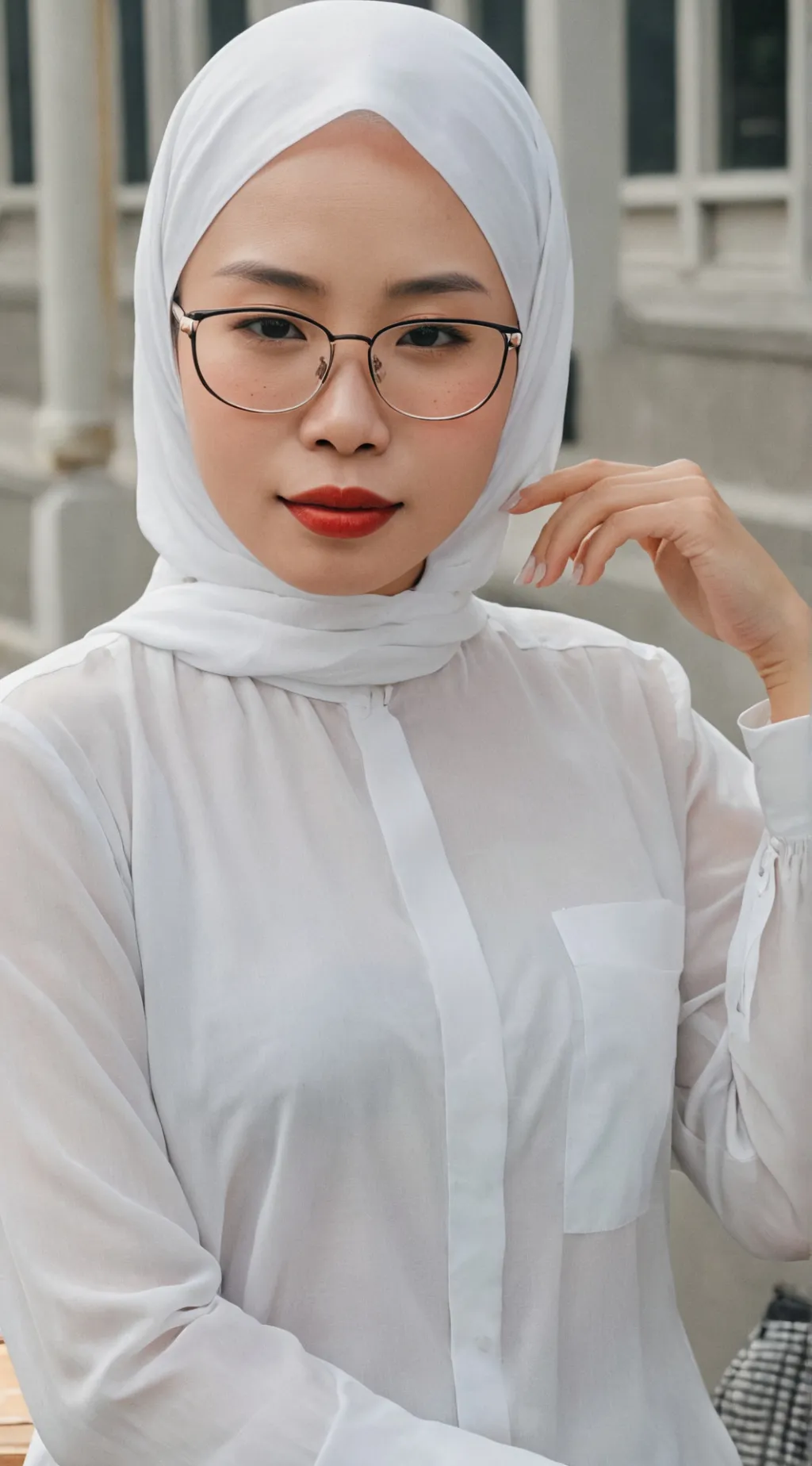 ai character: farah background