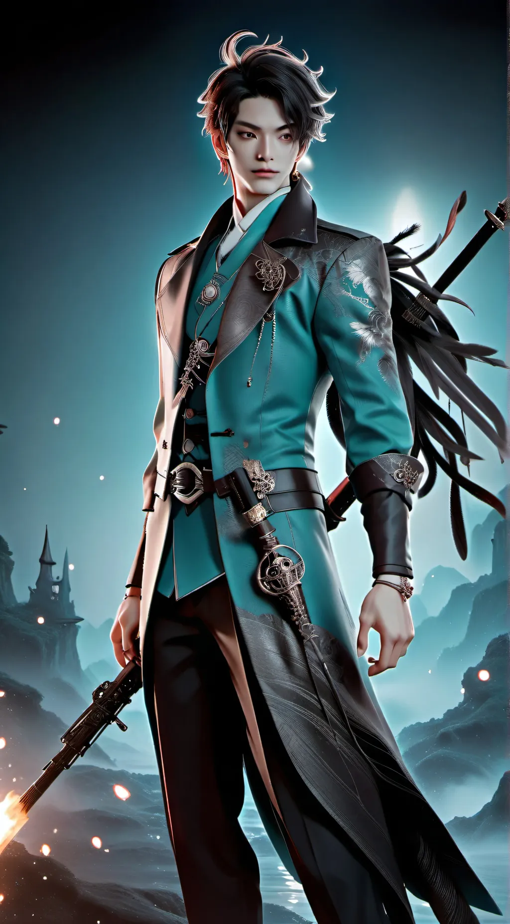 ai character: Travis  background