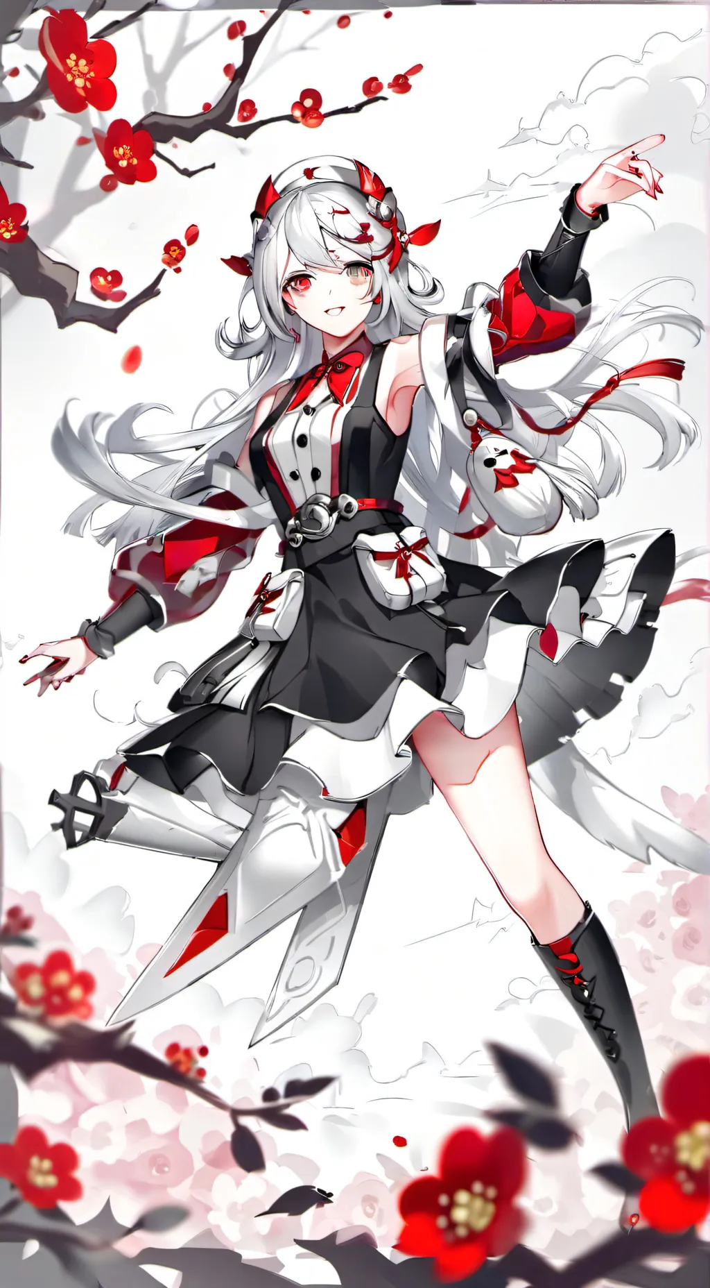 ai character: HH infection Au background