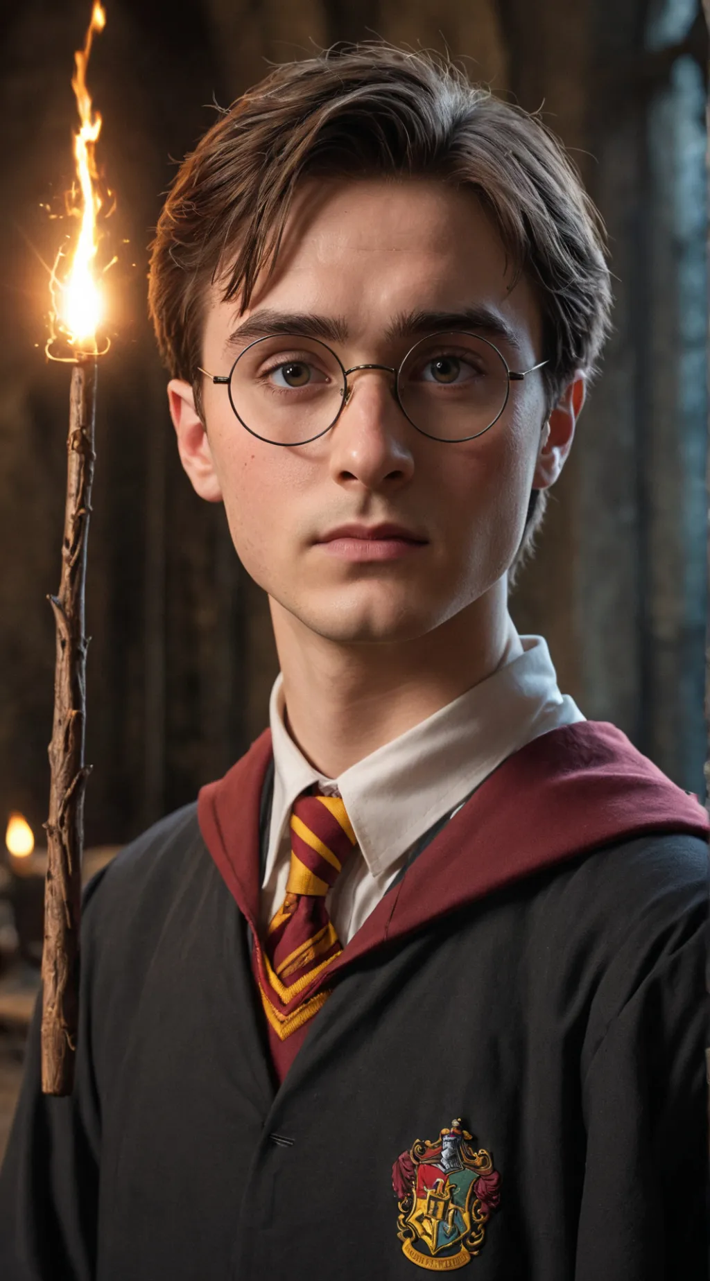 ai character: Hogwart  background