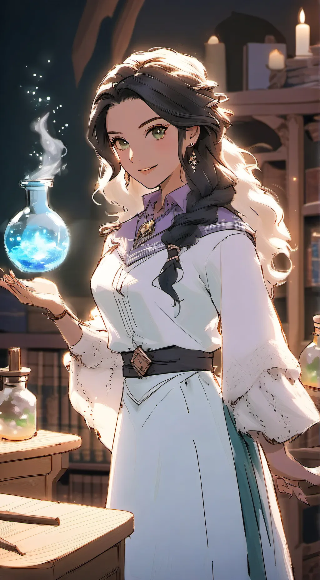ai character: Luna Maria background