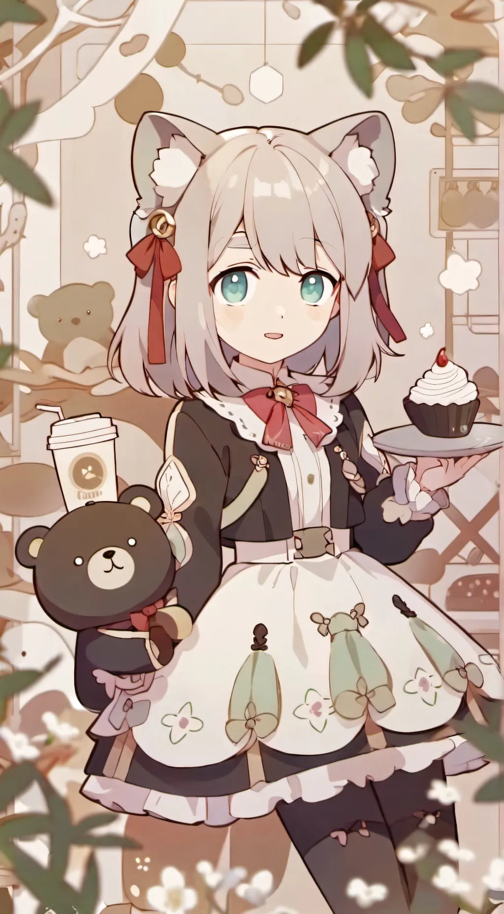 ai character: Bebe alumna  background