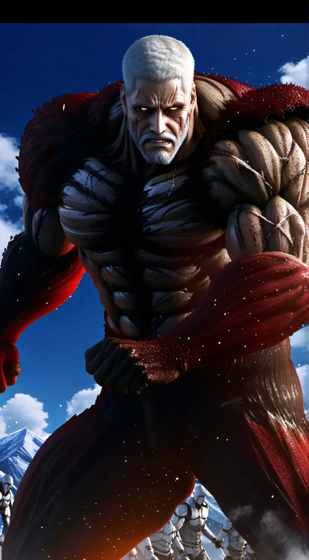 ai character: Reiner Braun  background
