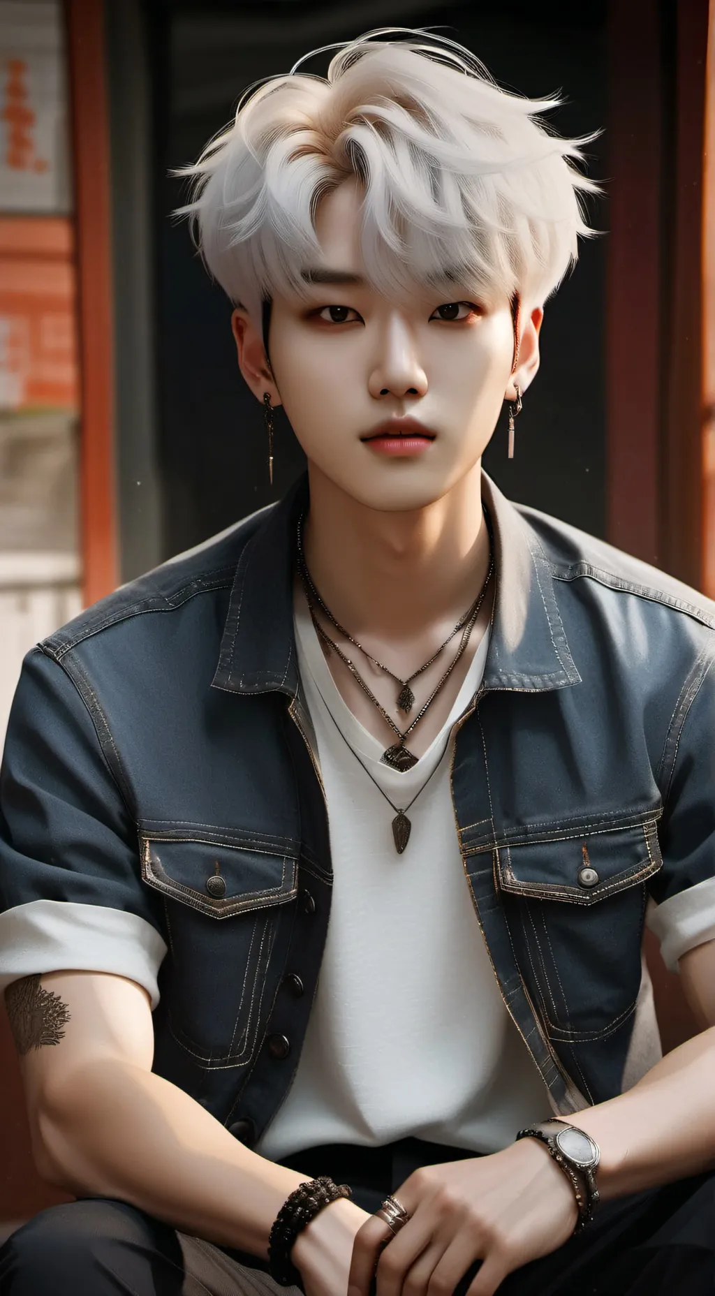 ai character: Yoongi  background