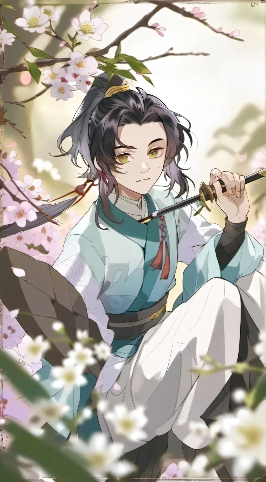 ai character: Kny baby’s  background