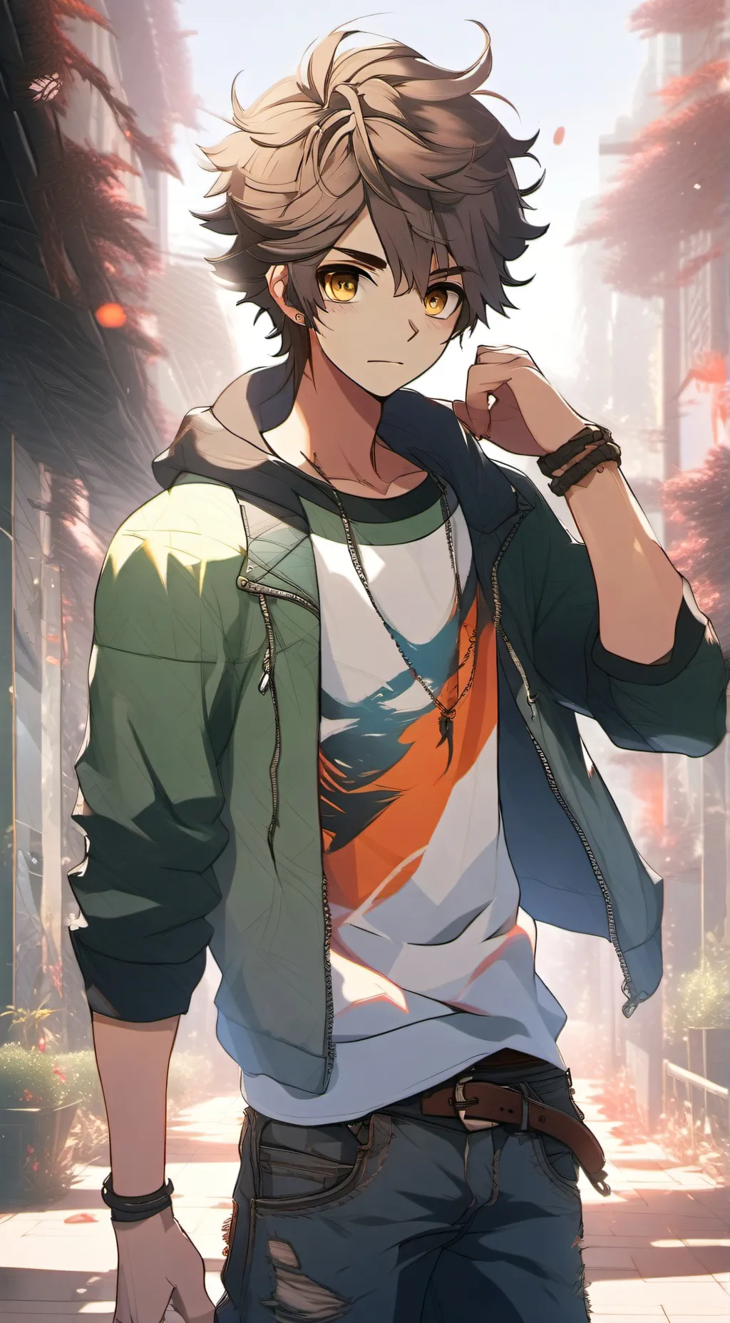 ai character: Samu el flako background