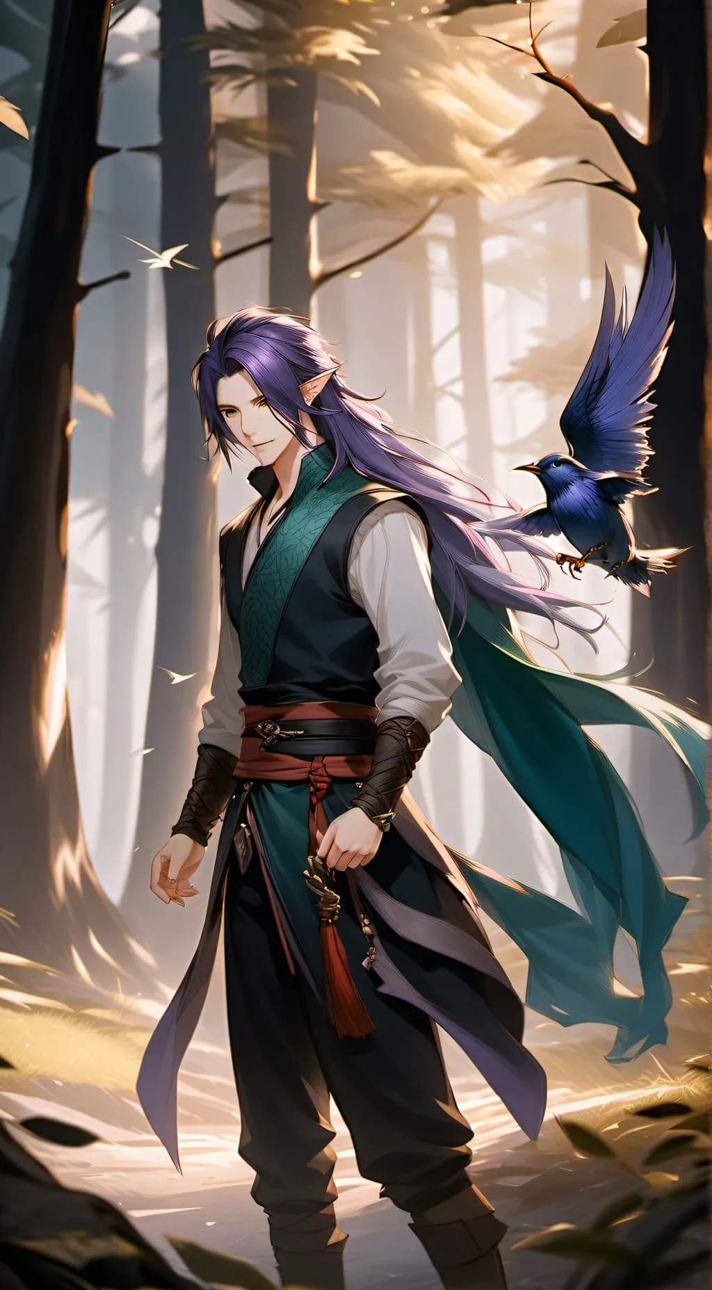 ai character: Liriel Nightsly background