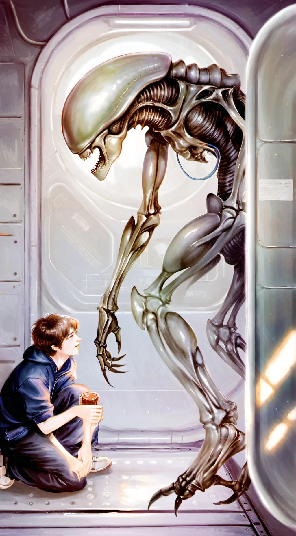 ai character: Alien: Earth background