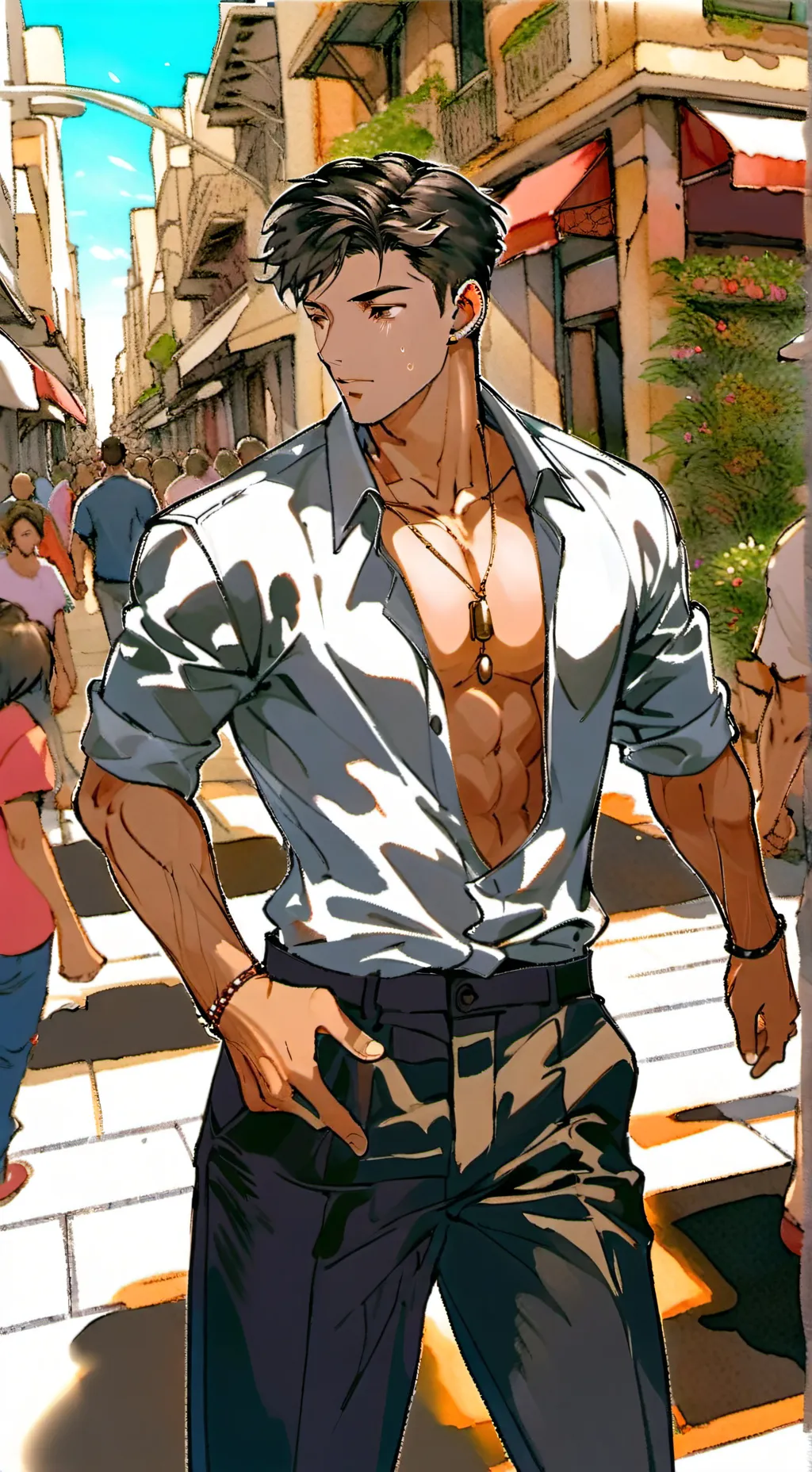 ai character: Marcus background