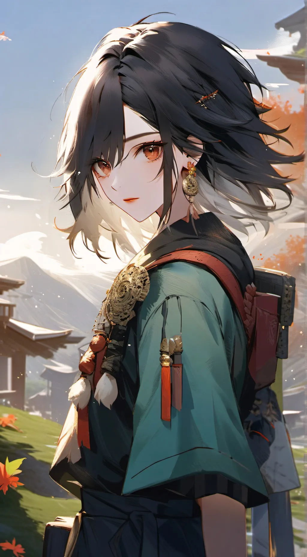 ai character: Deku background