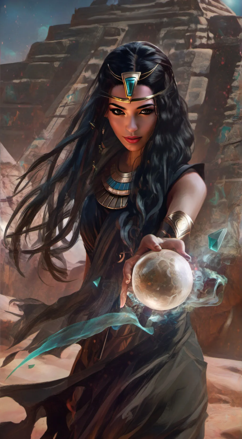 ai character: Hathor background