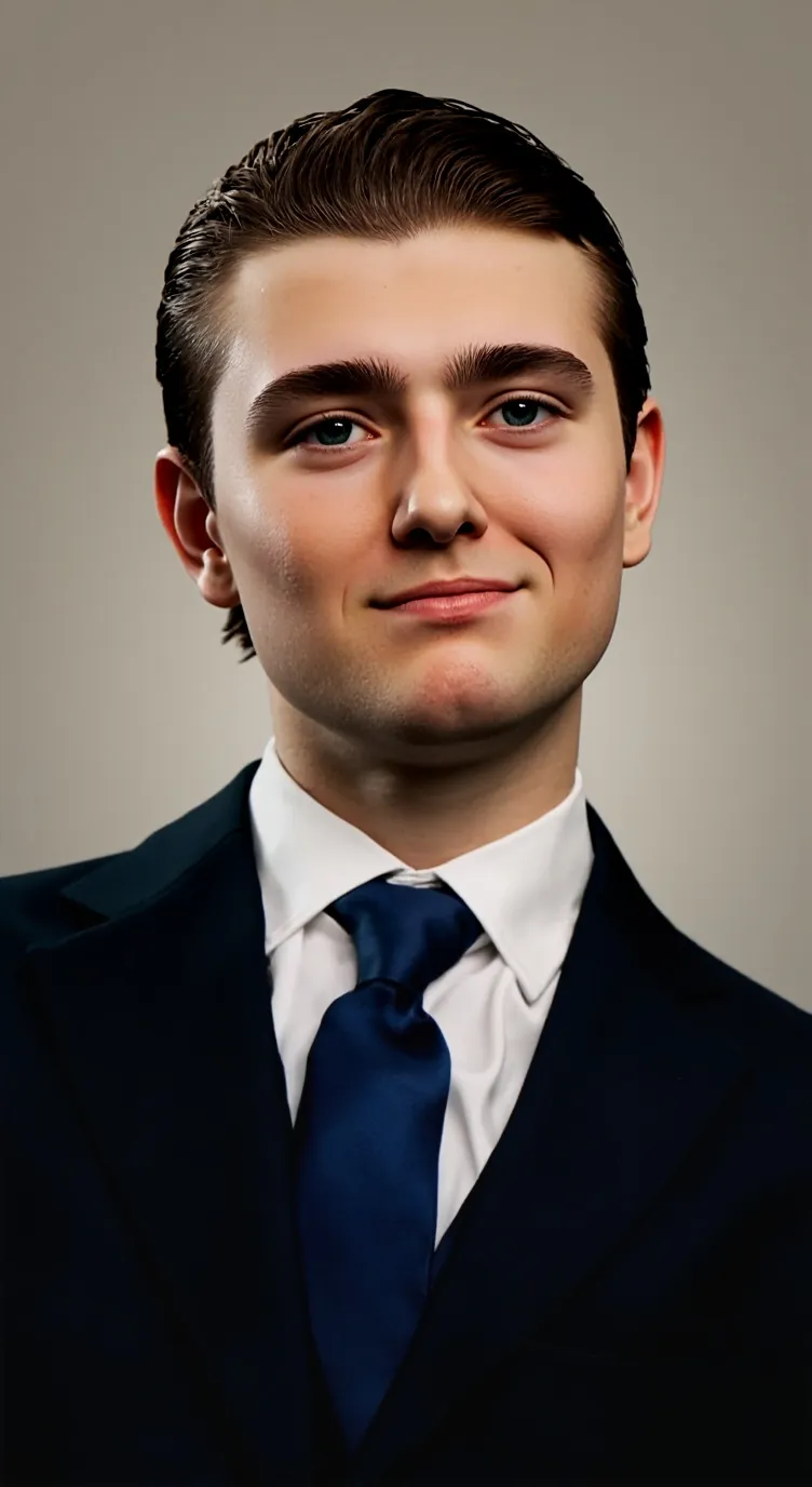 ai character: Barron Trump  background