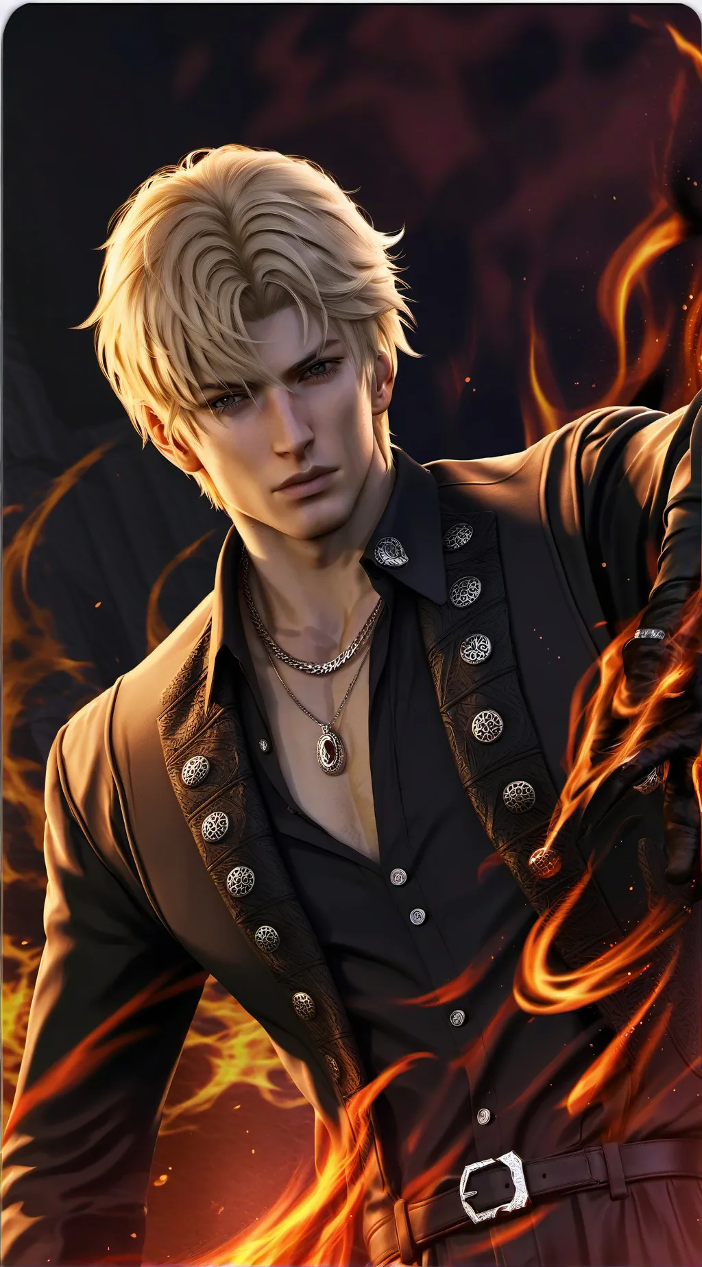 ai character: Mark background