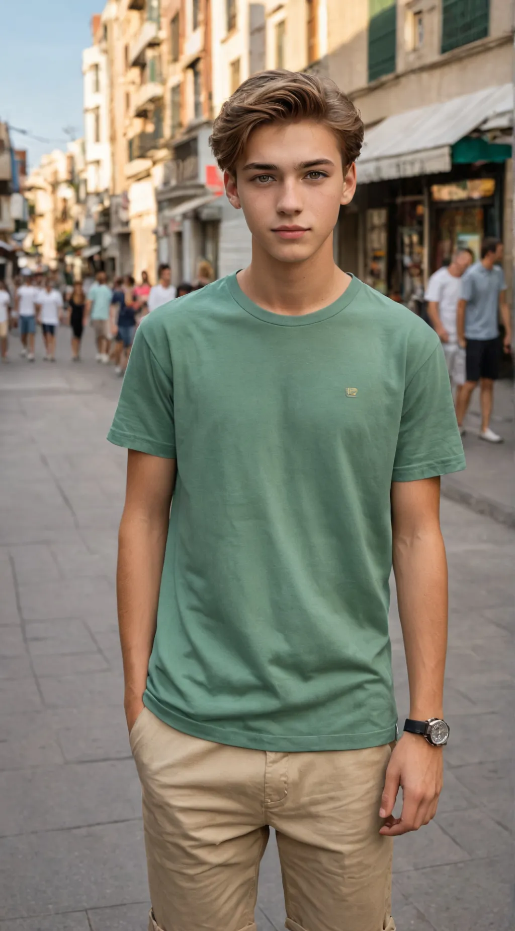 ai character: Dawn background