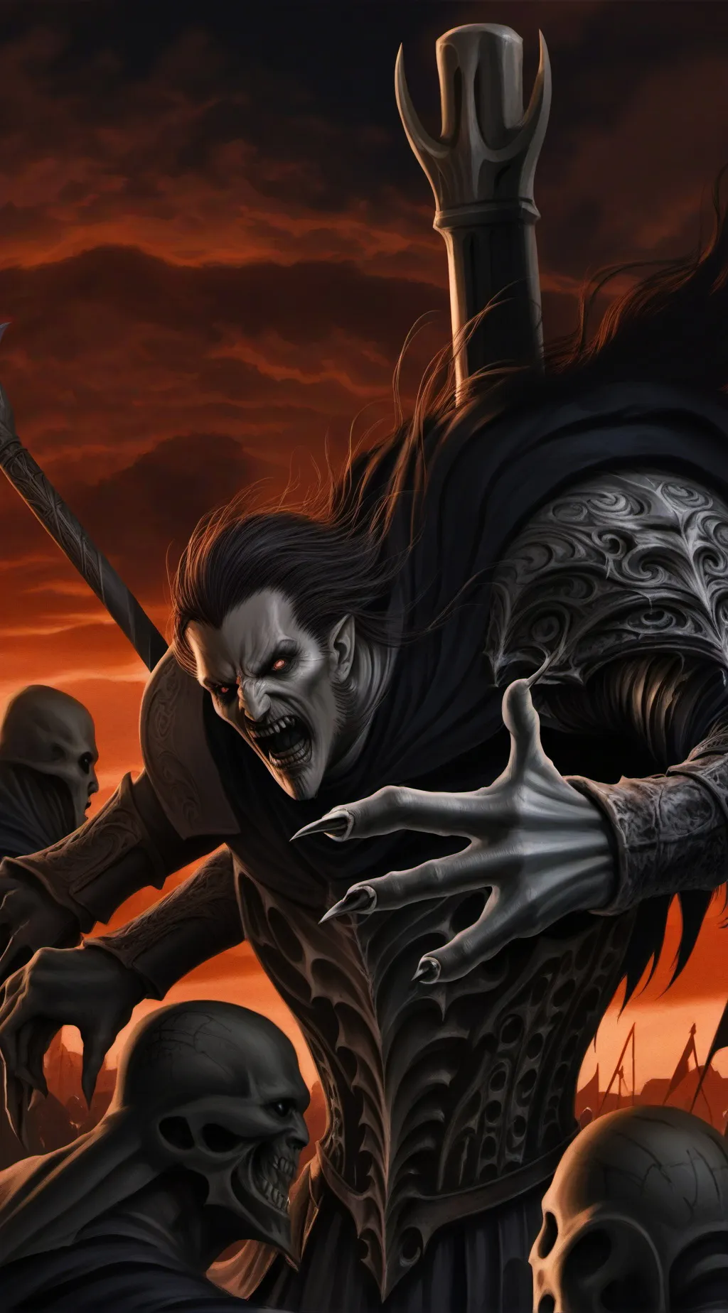 ai character: scary guy background