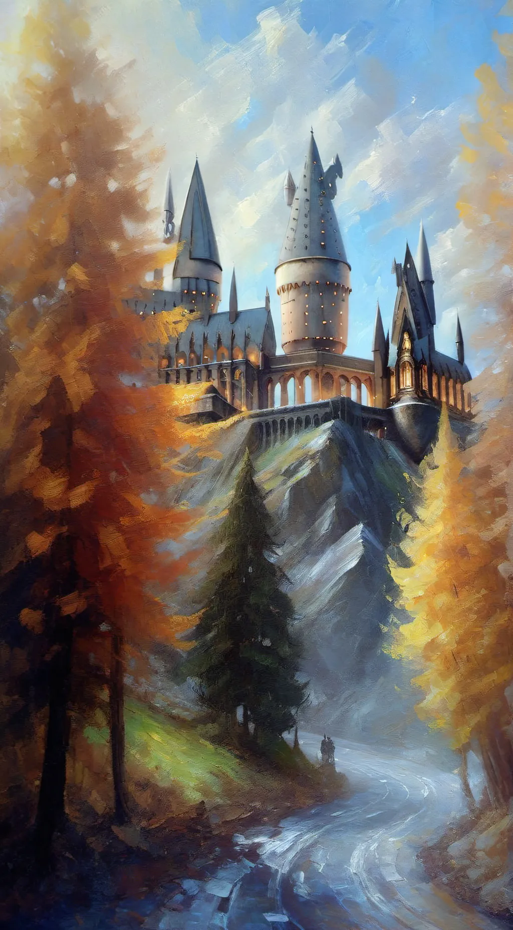 ai character: hogwarts but chaos background