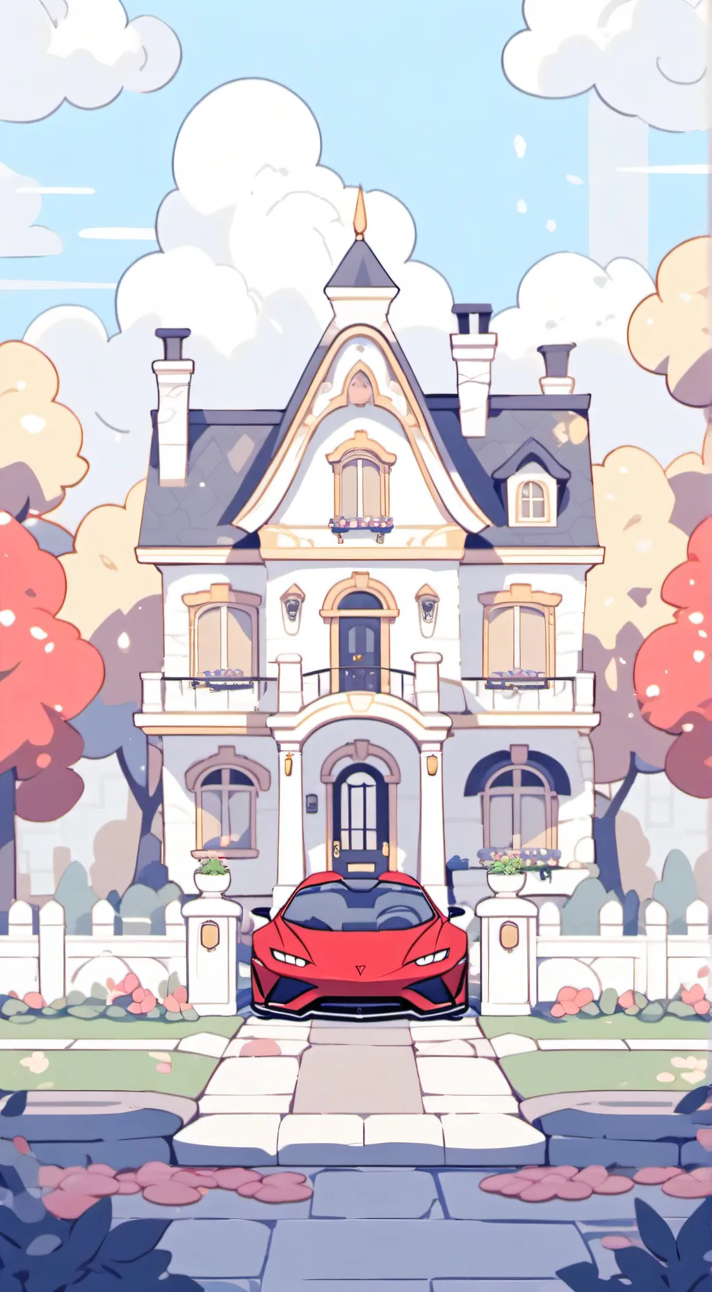 ai character: Rich family background