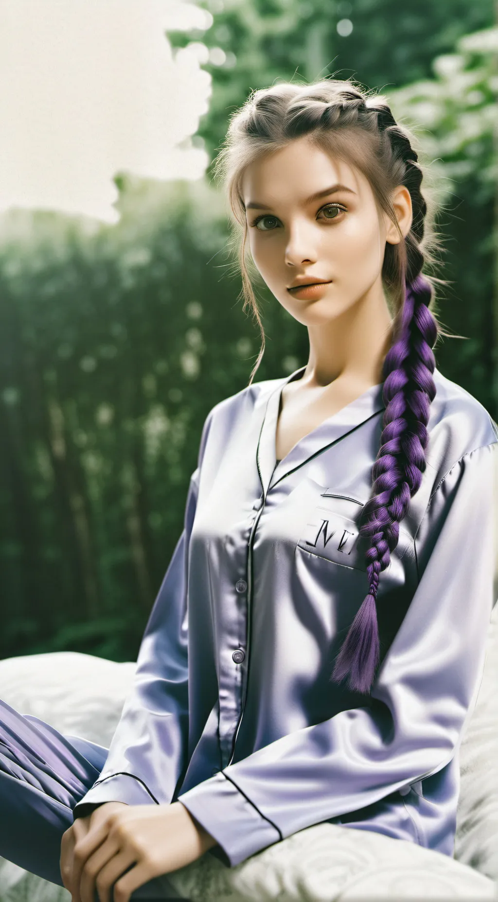 ai character: HUNTRIX sleepover background