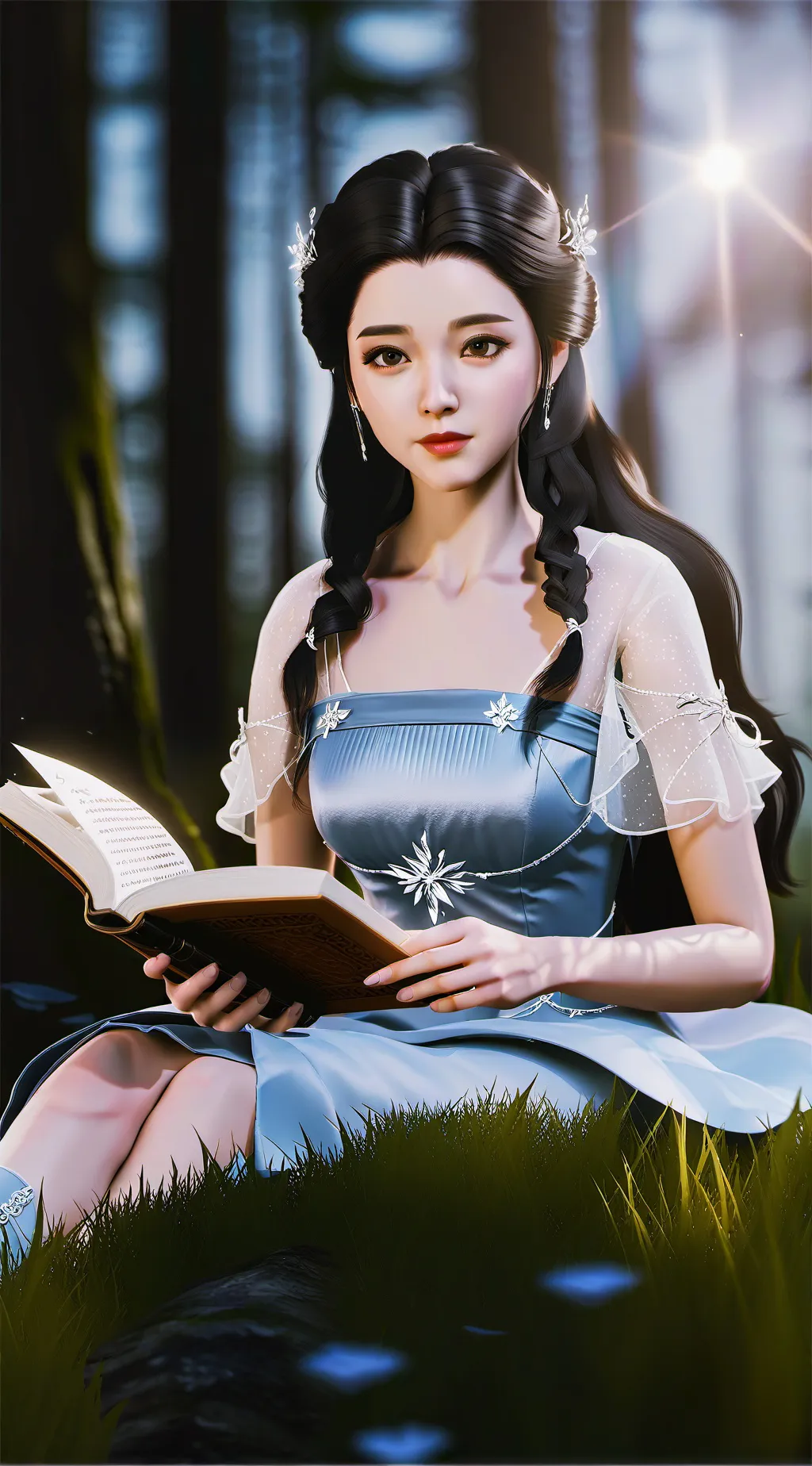 ai character:  bu selly background