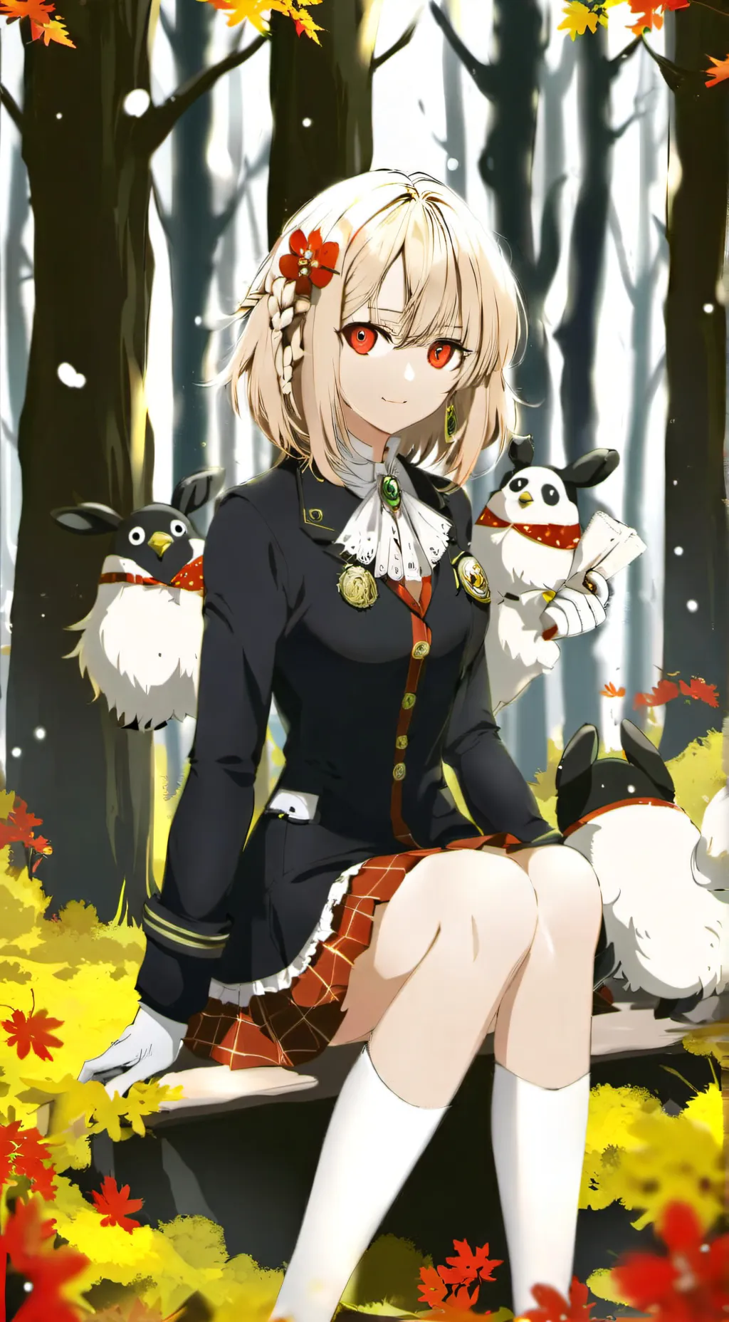 ai character: °•Milhi•° background