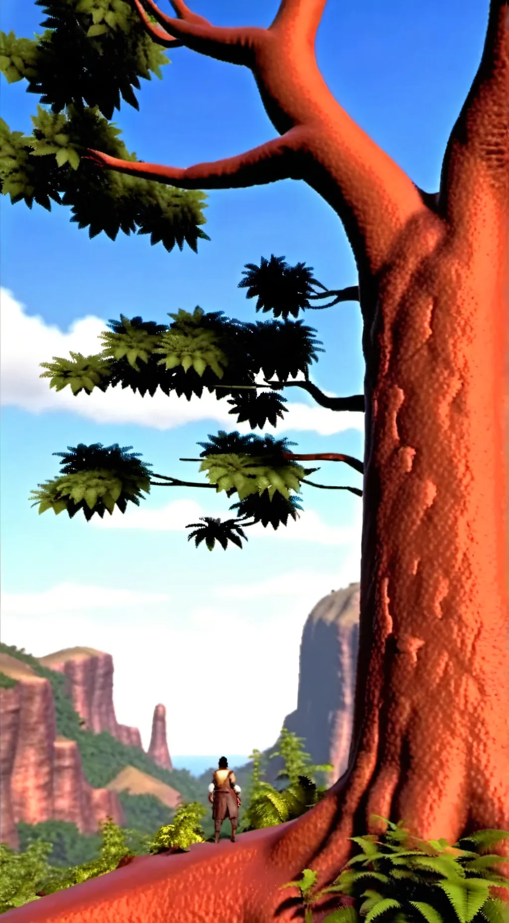 ai character: The tree monster  background