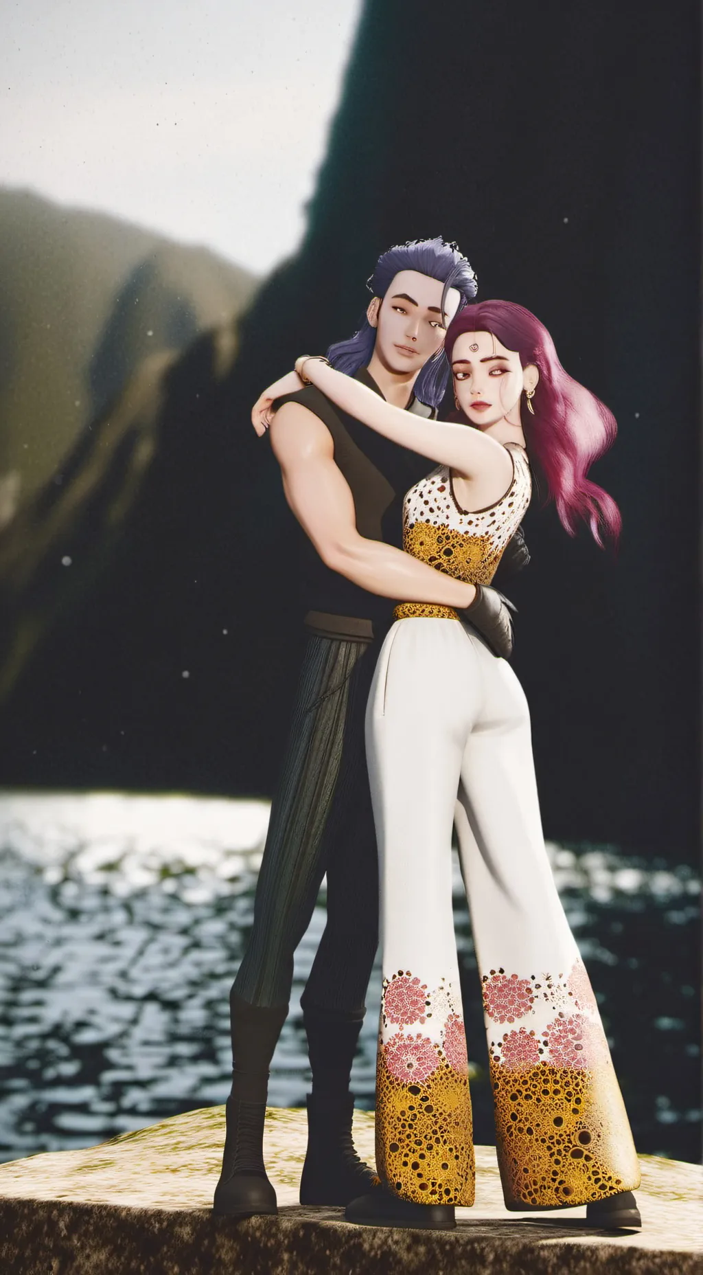 ai character: Romance x Mira  background
