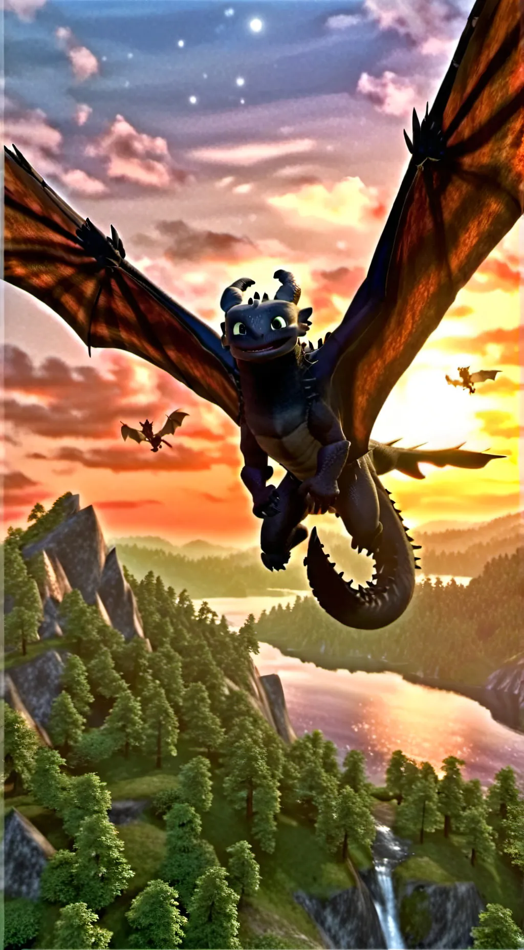 ai character: King of the Night background