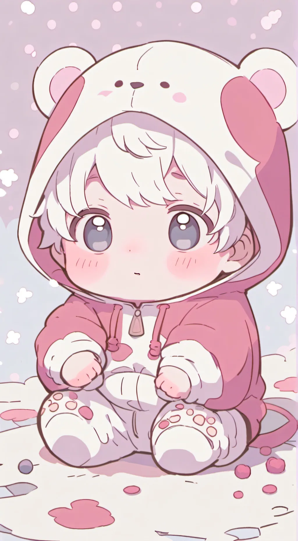 ai character: baby background