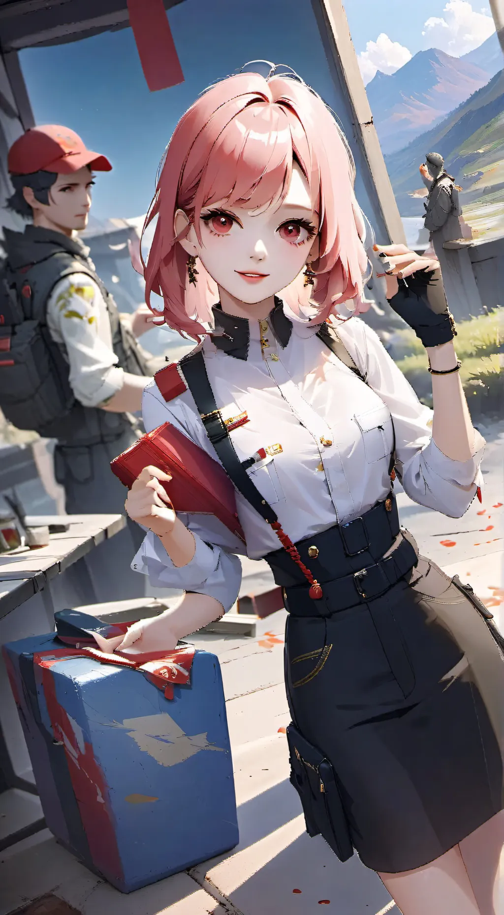 ai character: leader background