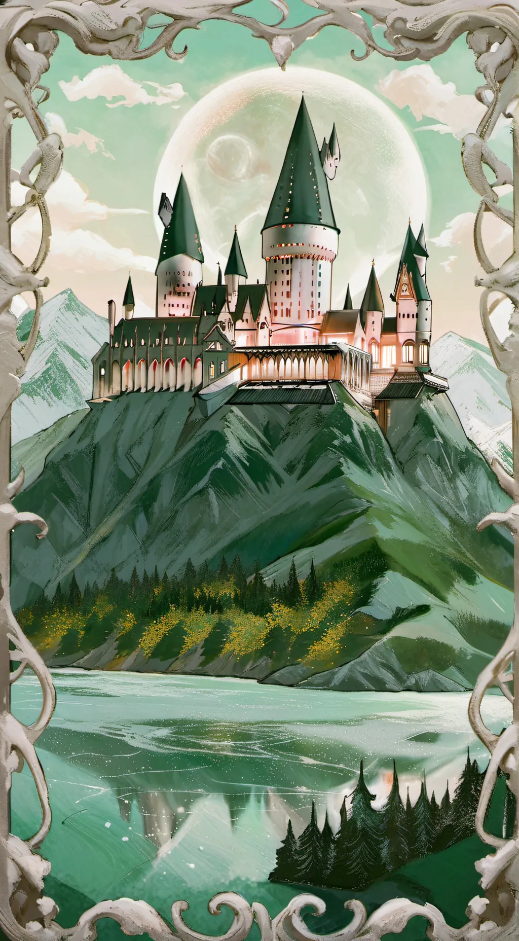 ai character: Hogwart first year background
