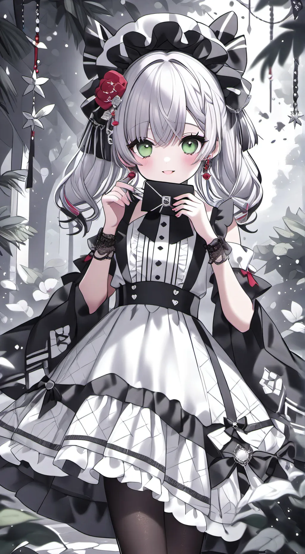 ai character: ❤️🌹RÒŻA🌹❤️ background