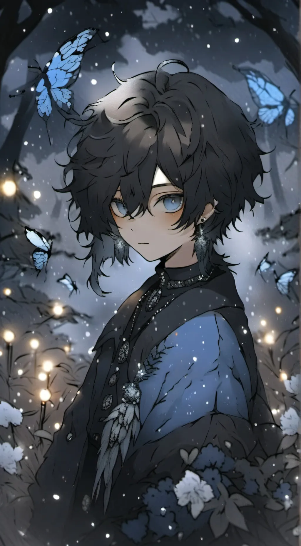 ai character: 💙💠Фили💠💙 background