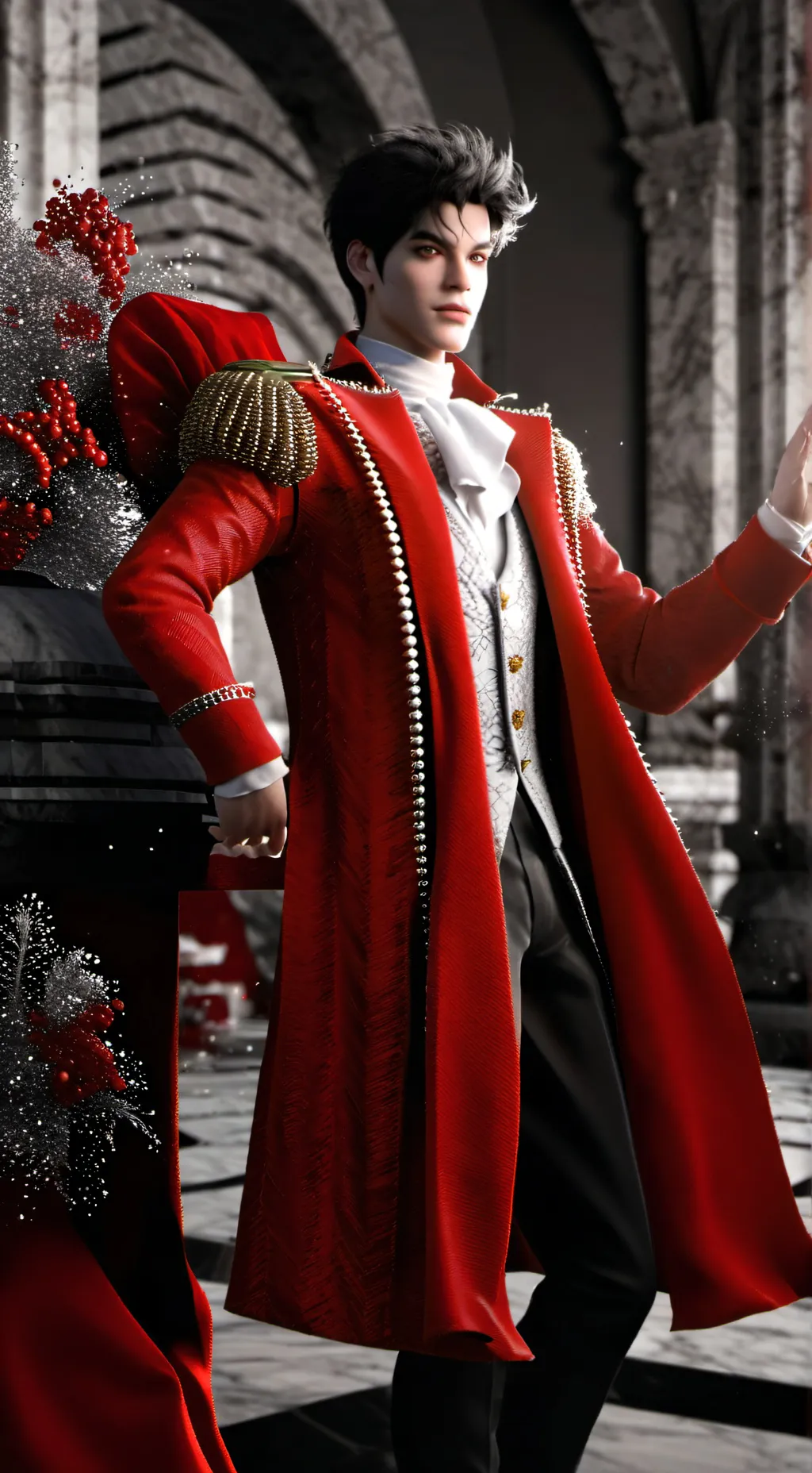 ai character: prince Archibald  background