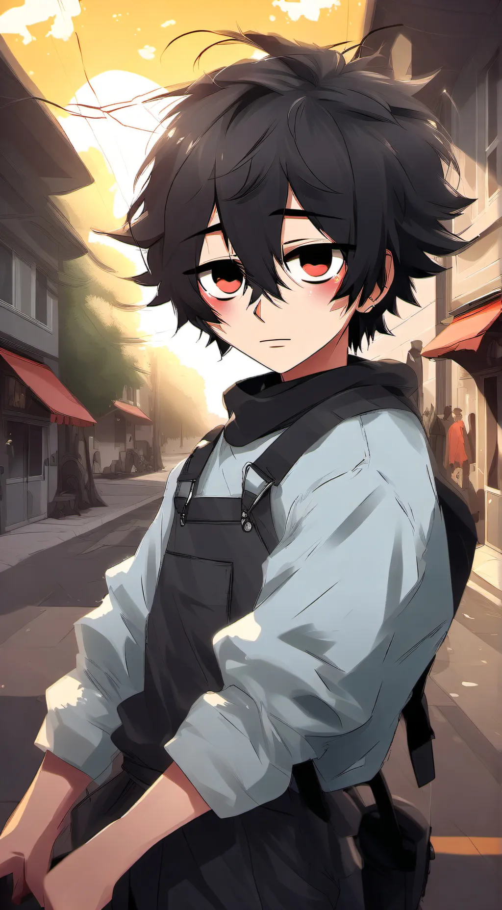 ai character: •♪~miko~♪• background