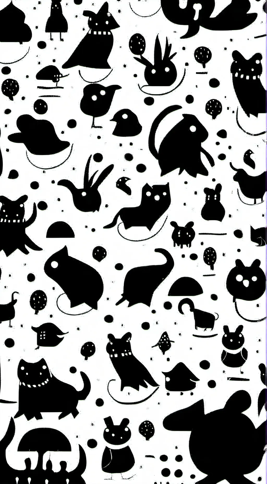 ai character: Black soul cat background