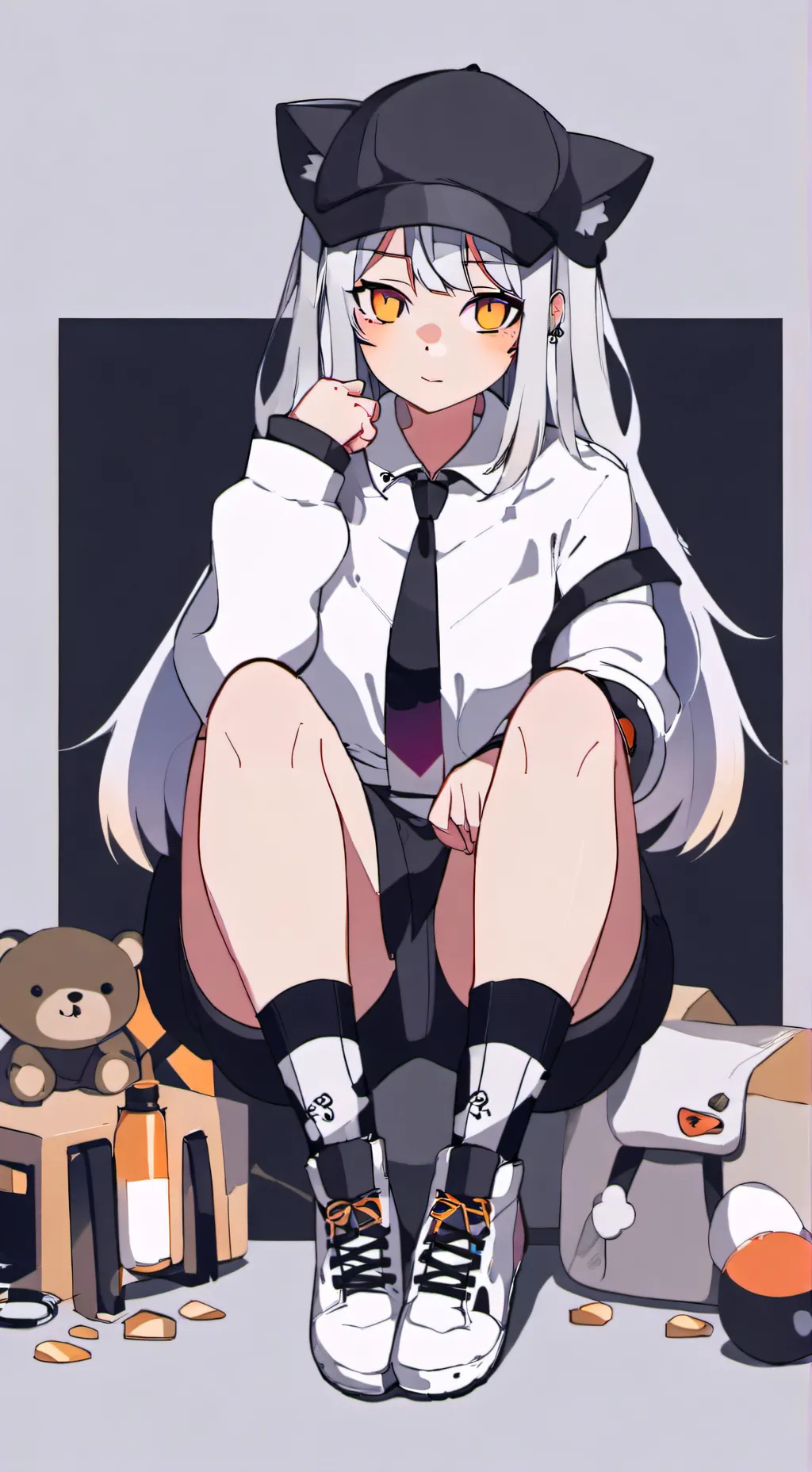 ai character: Blazey background