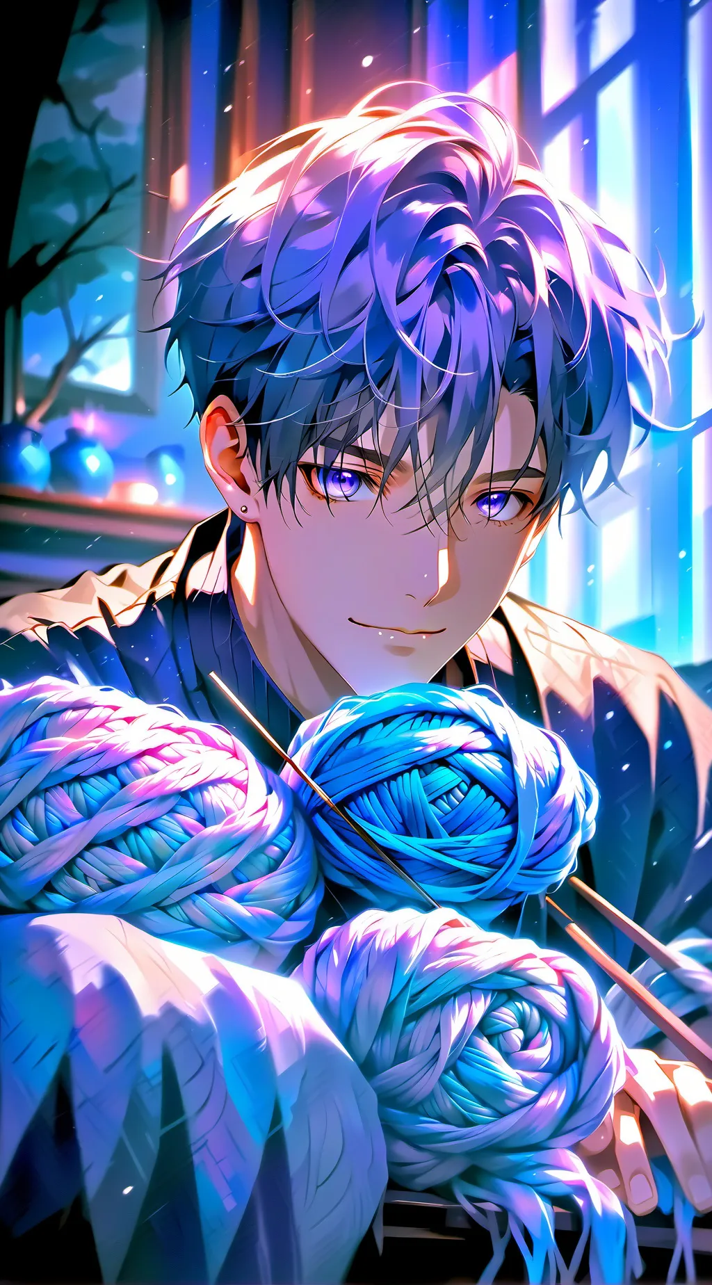 ai character: Milo Phantom background