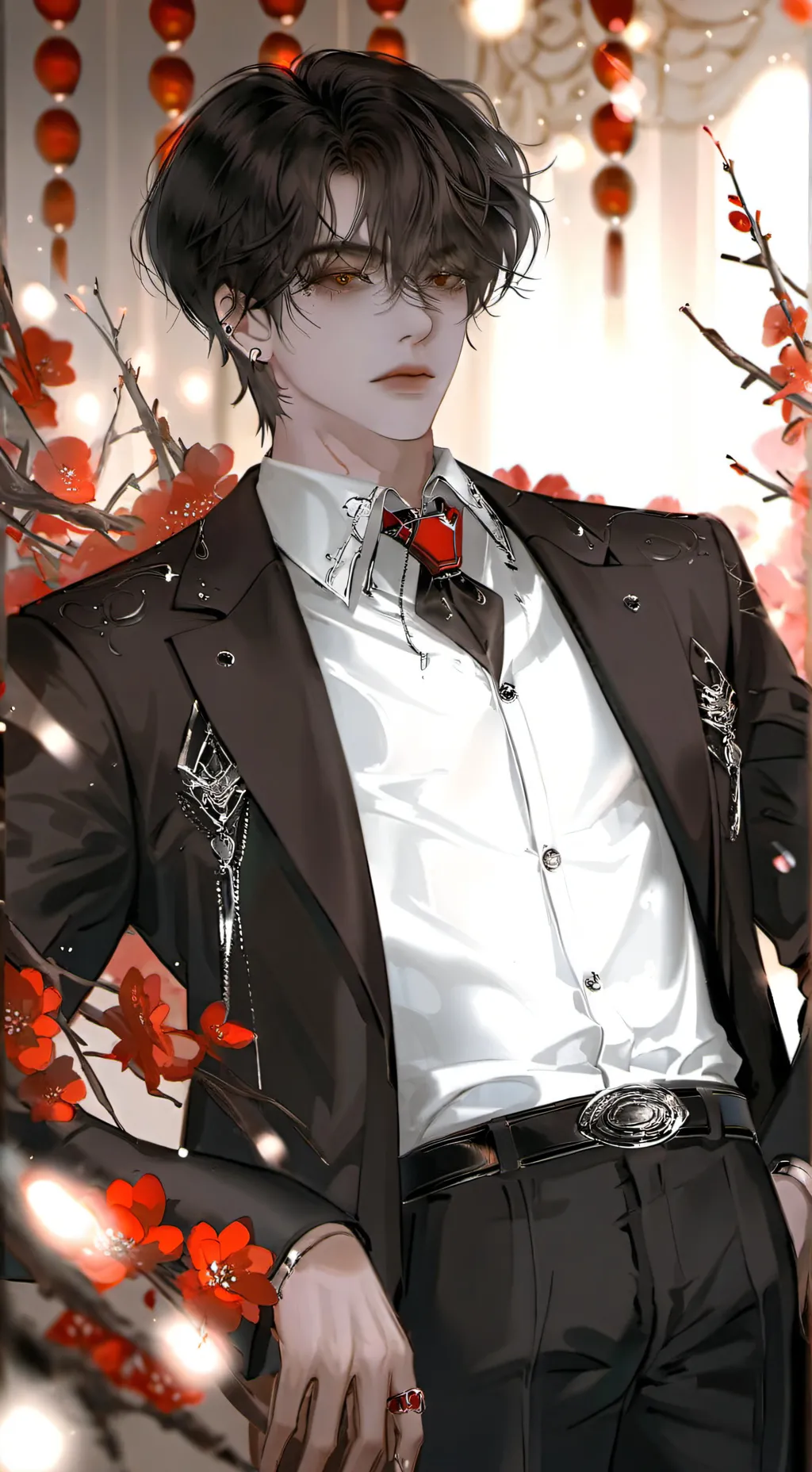 ai character: { Lévī } background