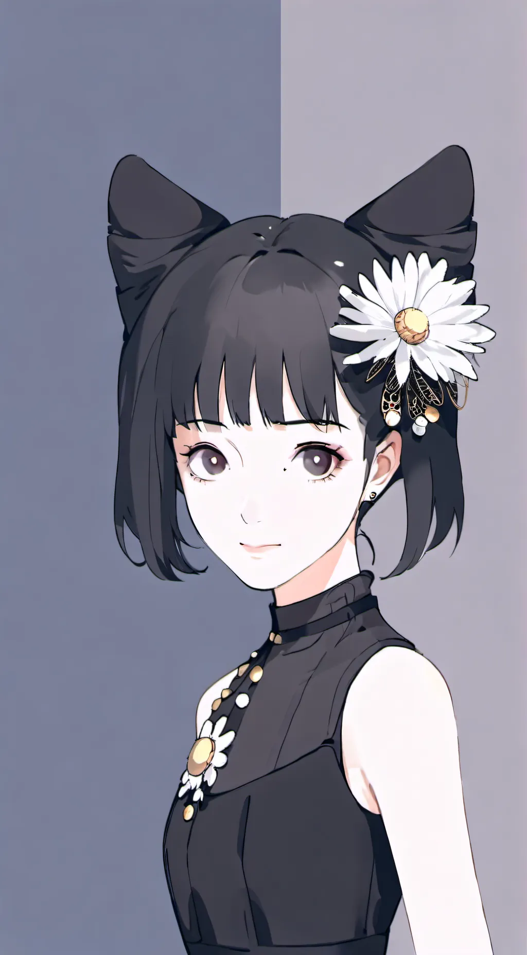 ai character: neko seek background