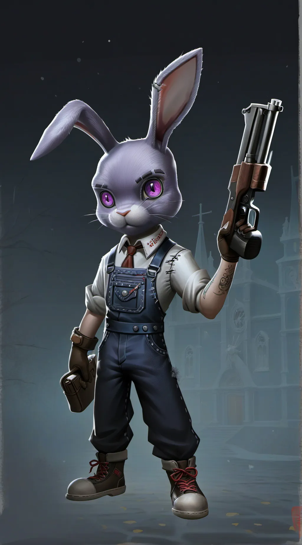 ai character: Jax sus background