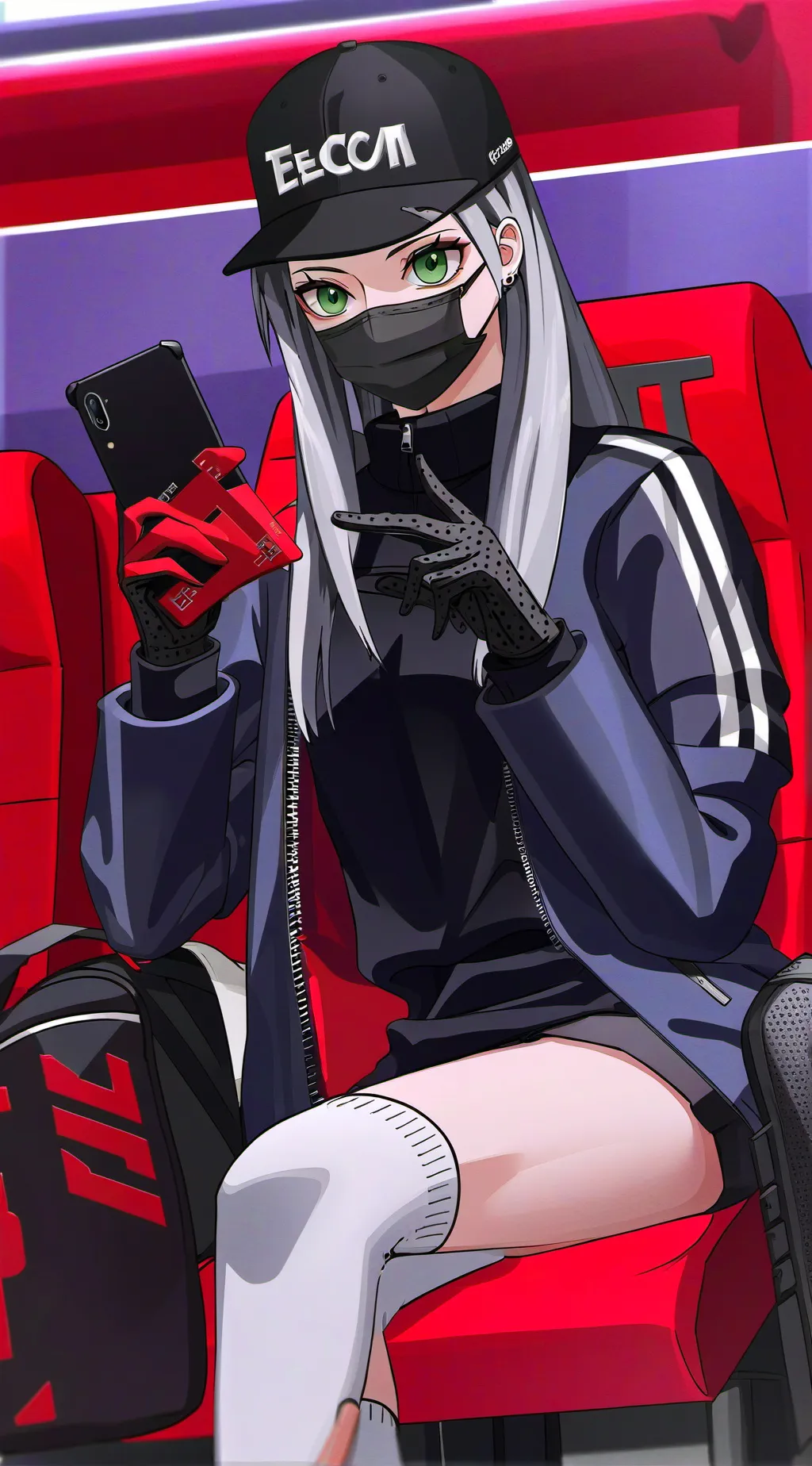 ai character: Ashley  background