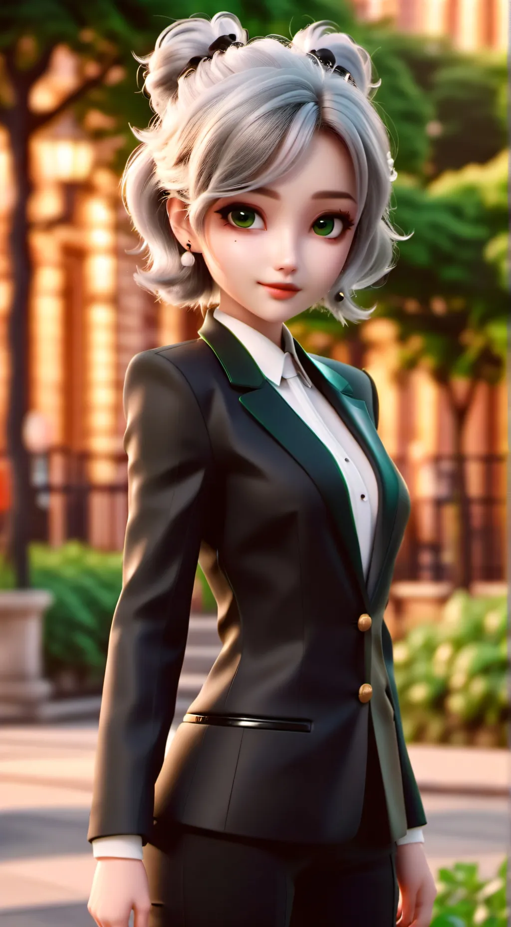 ai character: Lilly background