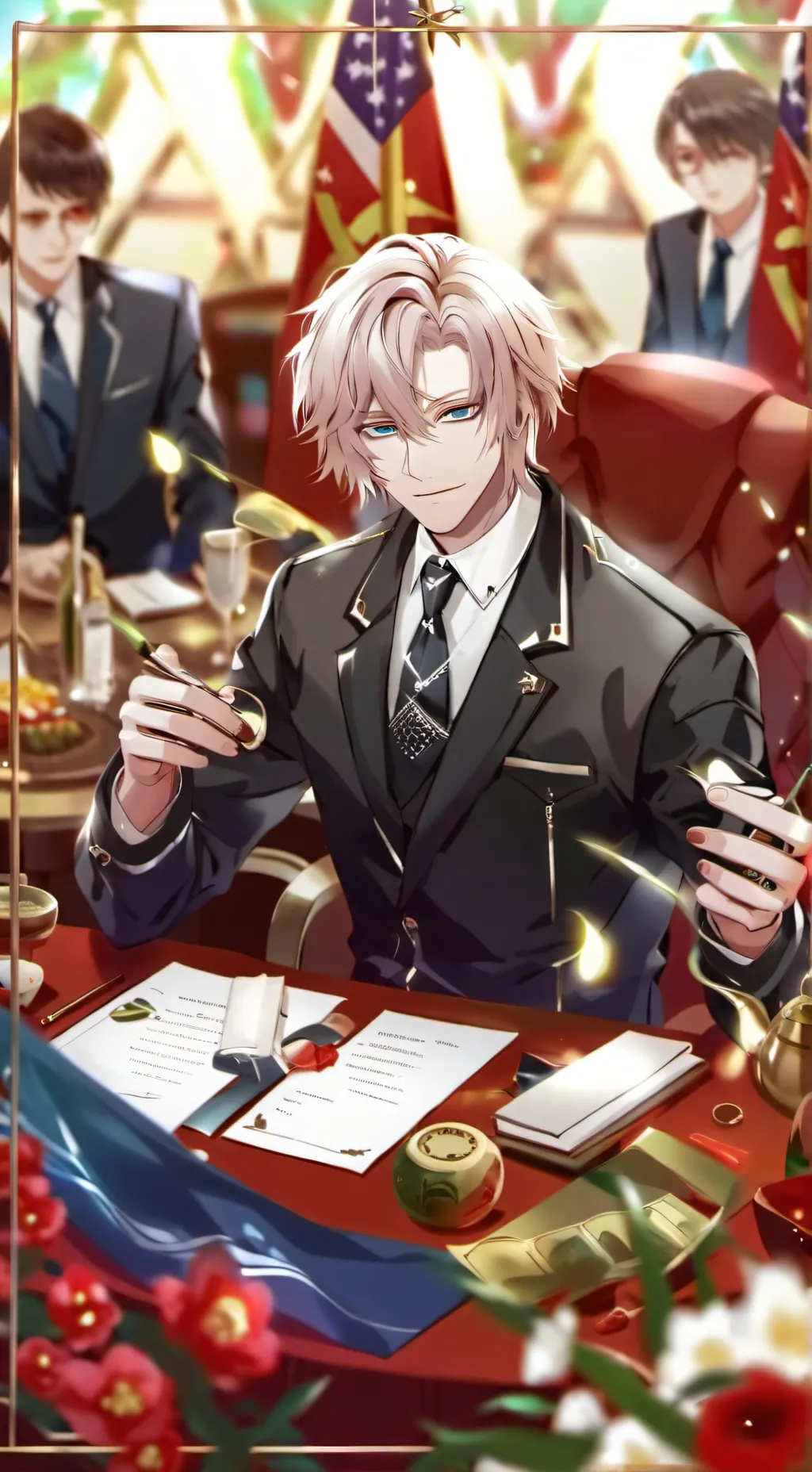 ai character: ★𝙼𝙷𝙰★ background