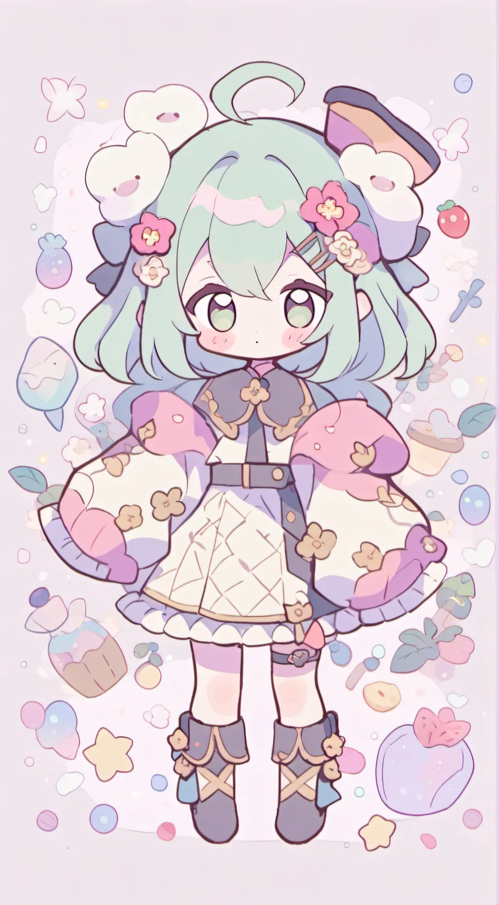 ai character: miny background